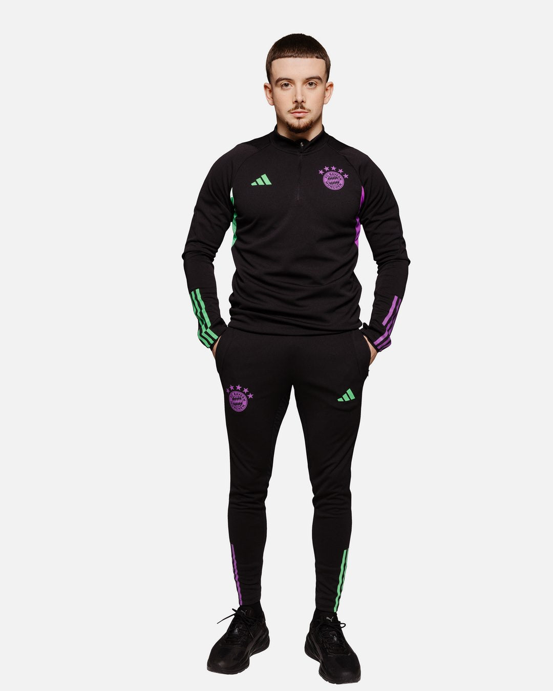 Camiseta de entrenamiento Bayern Múnich 2023/2024 - Negro/Morado/Verde