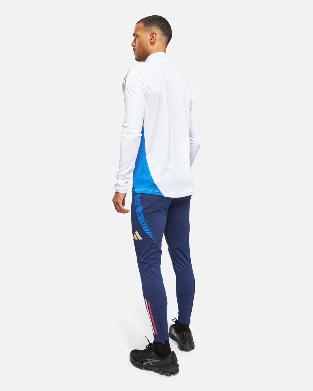 Camiseta de entrenamiento Italia 2024 blanco/azul