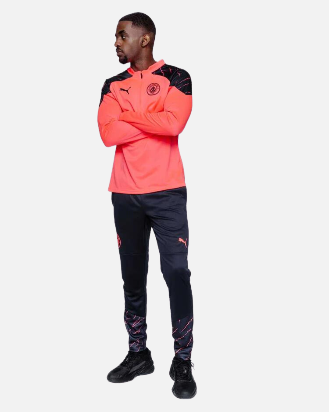 Maglia da allenamento del Manchester City - Rosa/Nero