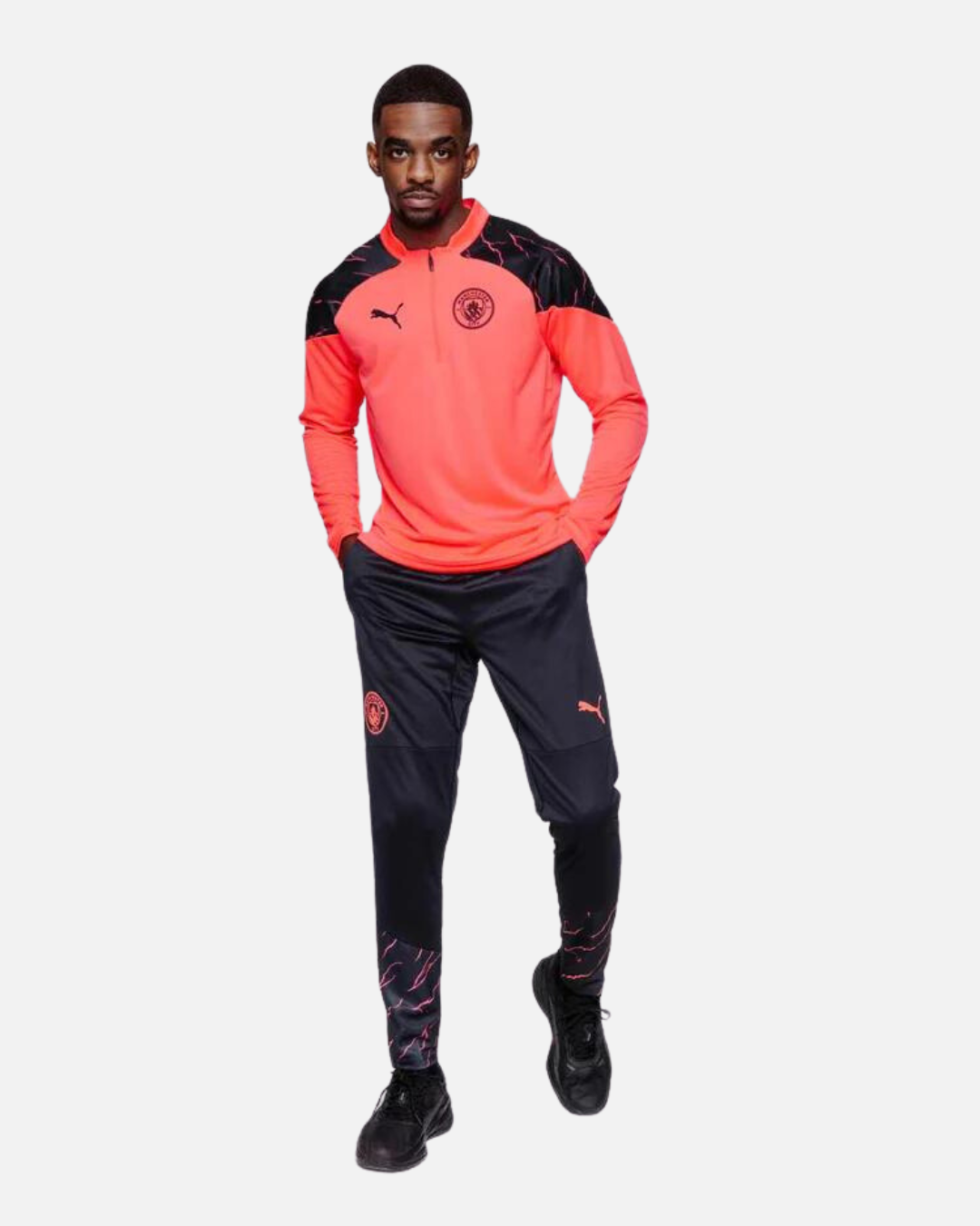 Maglia da allenamento del Manchester City - Rosa/Nero