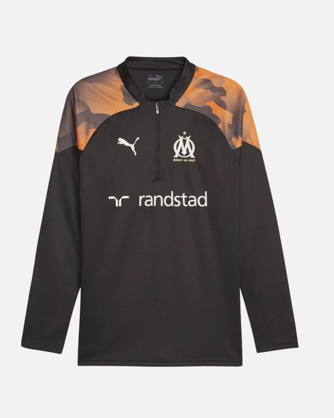 OM 2023/2024 Trainingsoberteil – Schwarz/Orange