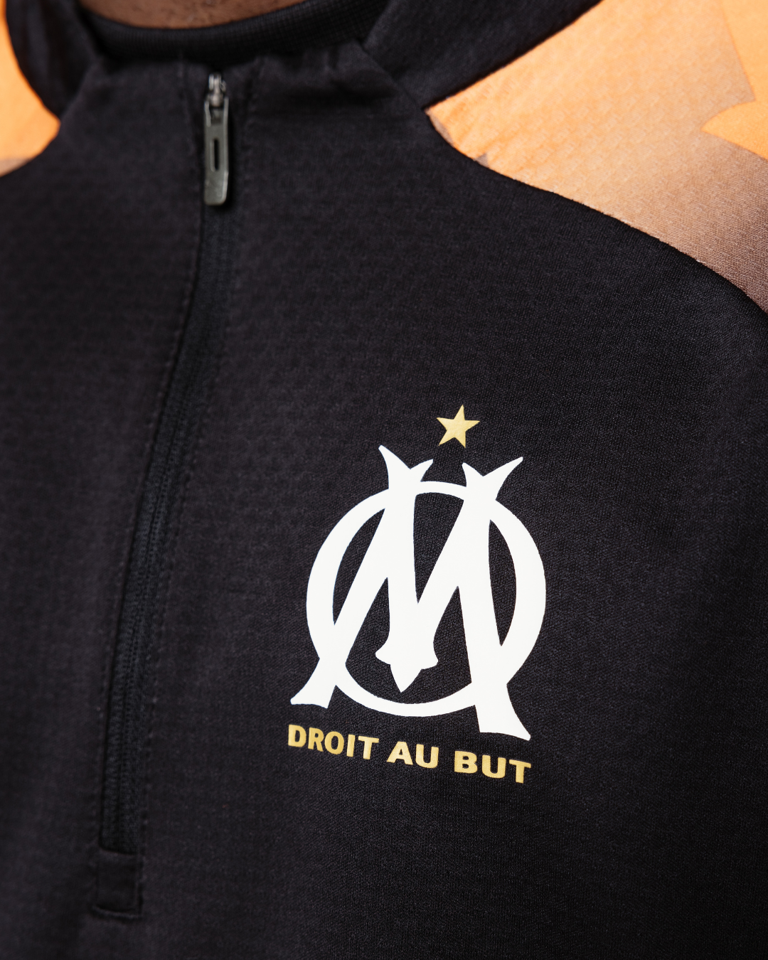 OM 2023/2024 Trainingsoberteil – Schwarz/Orange