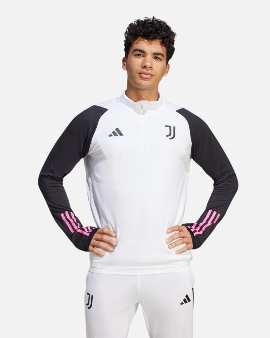 Maglia allenamento Juventus 2023/2024 - Bianco/Nero/Rosa – Footkorner