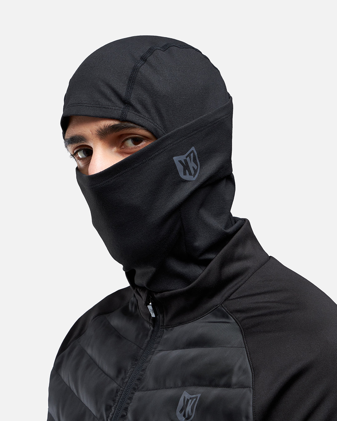 Haut FK Rocks 1/2 Zip Integrated Cagoule - Black
