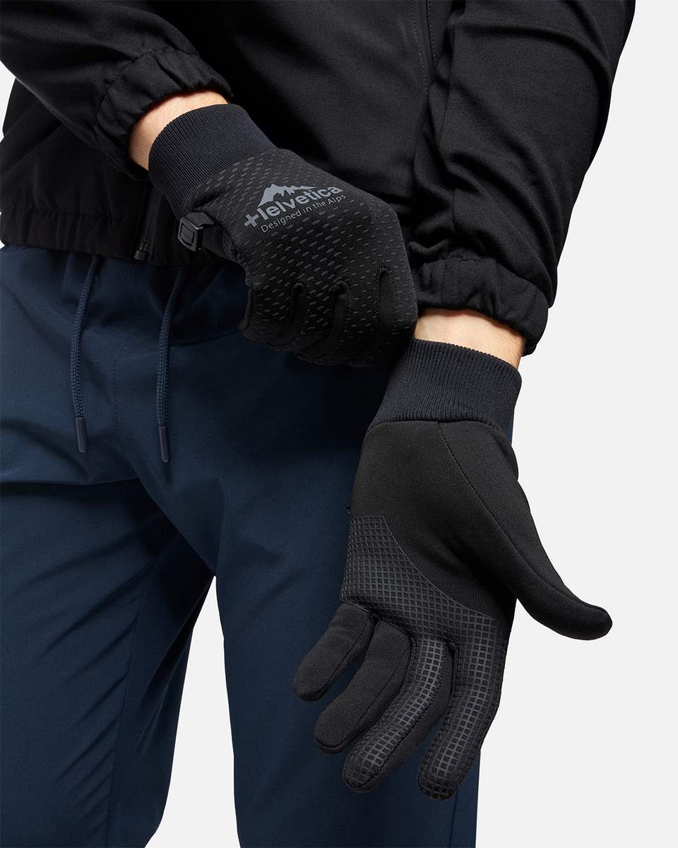 Guantes Helvetica Lasko - Negro