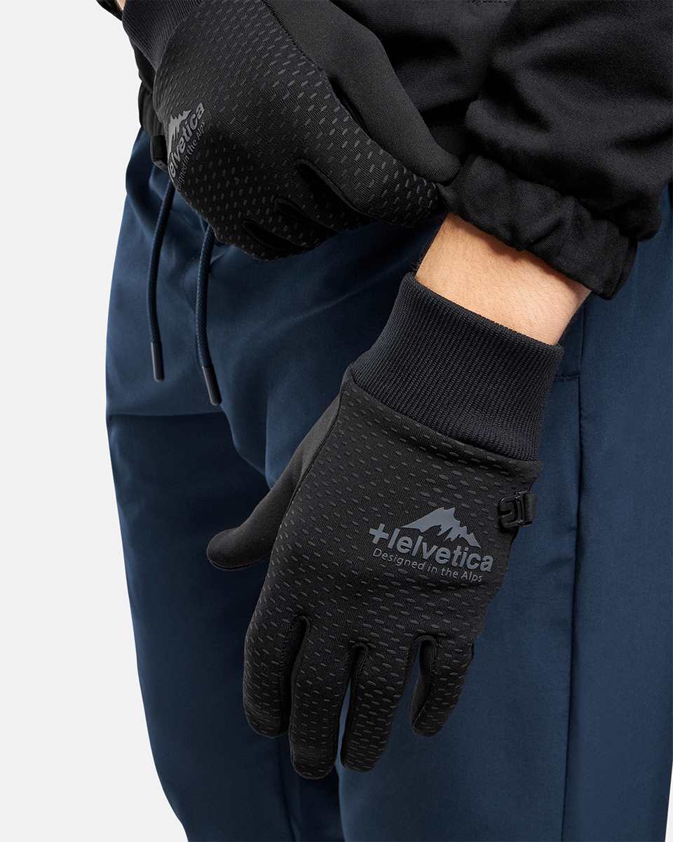 Guantes Helvetica Lasko - Negro