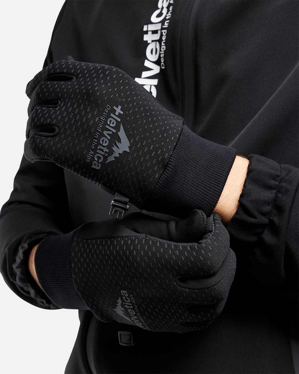 Guantes Helvetica Lasko - Negro