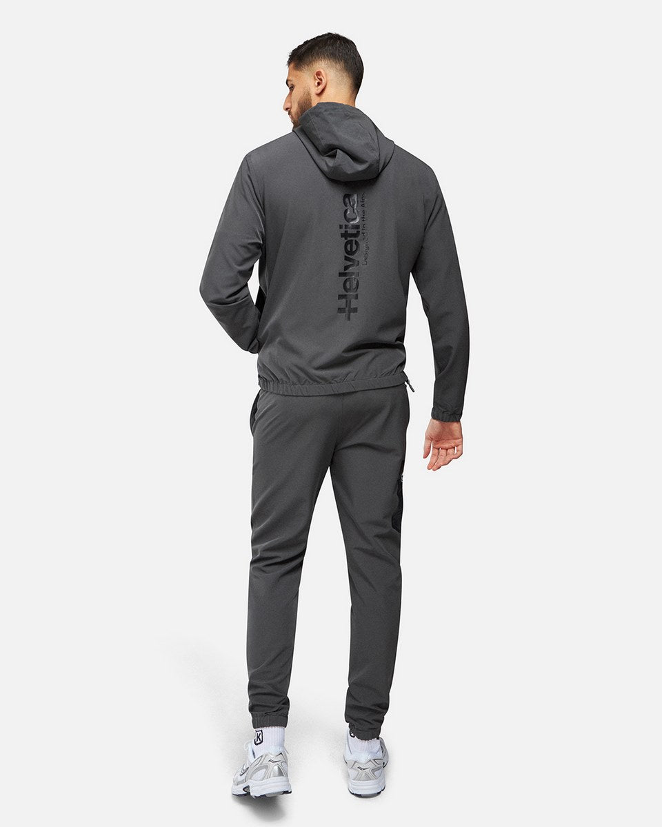Chaqueta con capucha Helvetica Neptune - Gris