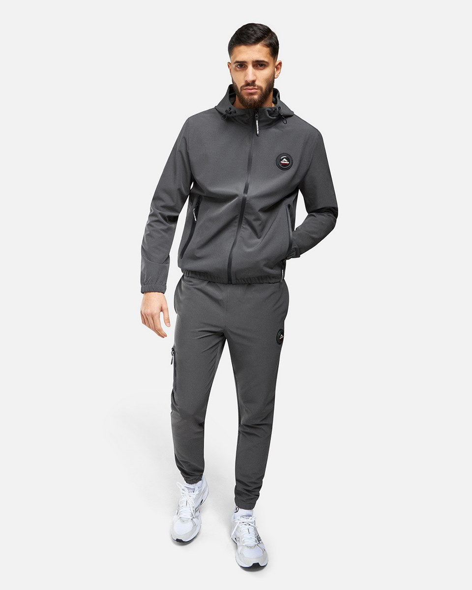 Chaqueta con capucha Helvetica Neptune - Gris