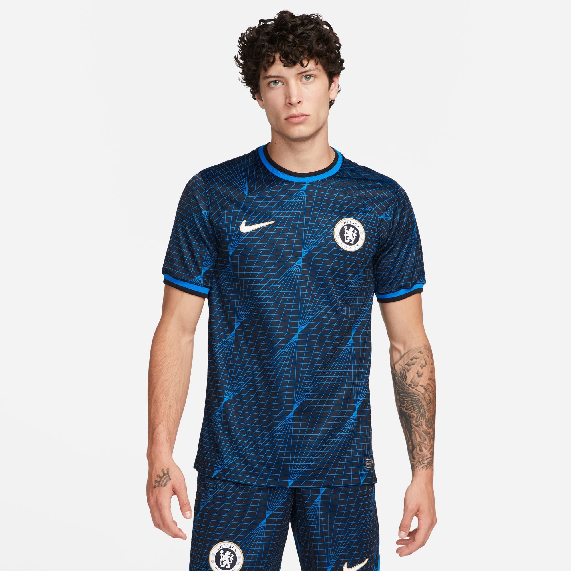 Maillot Chelsea extérieur 2023/2024 - Noir/Bleu/Or