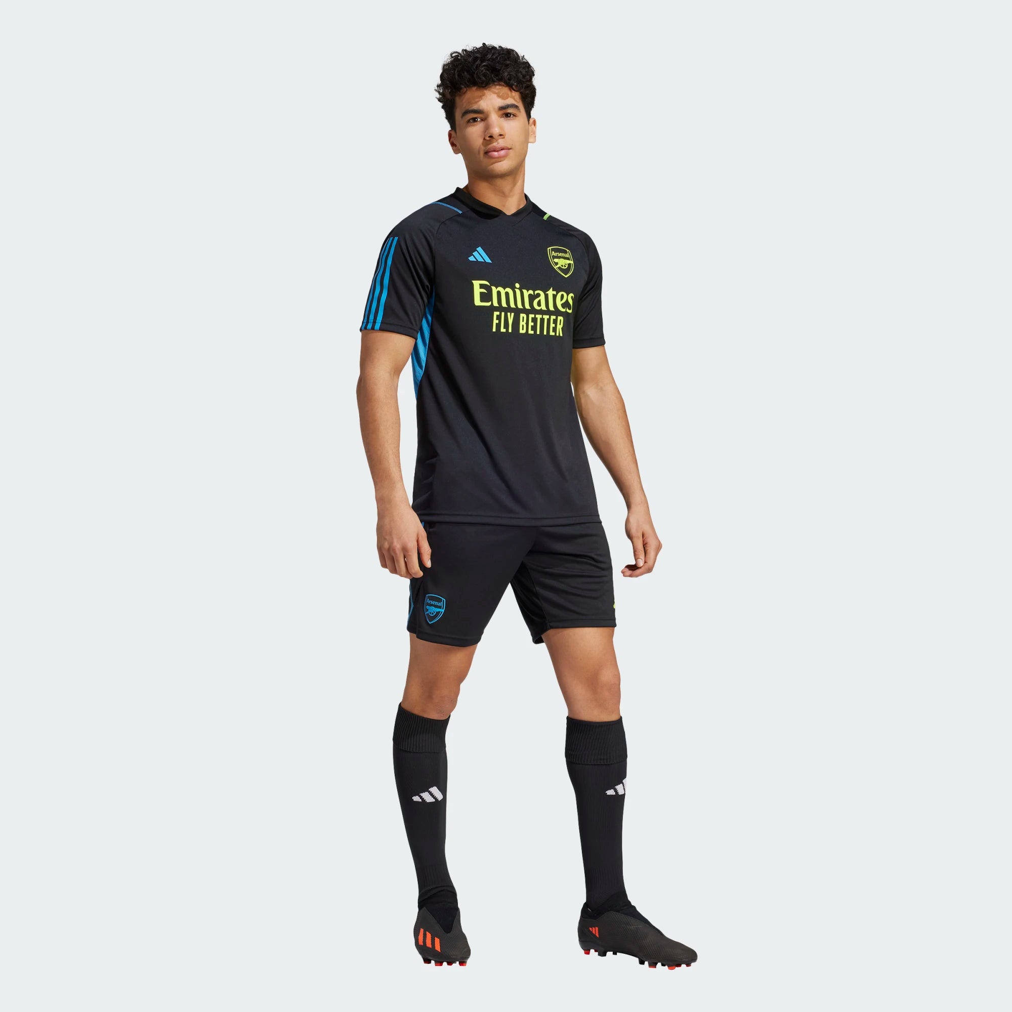 Arsenal training shirt 2023/2024 - Black/Blue/Yellow