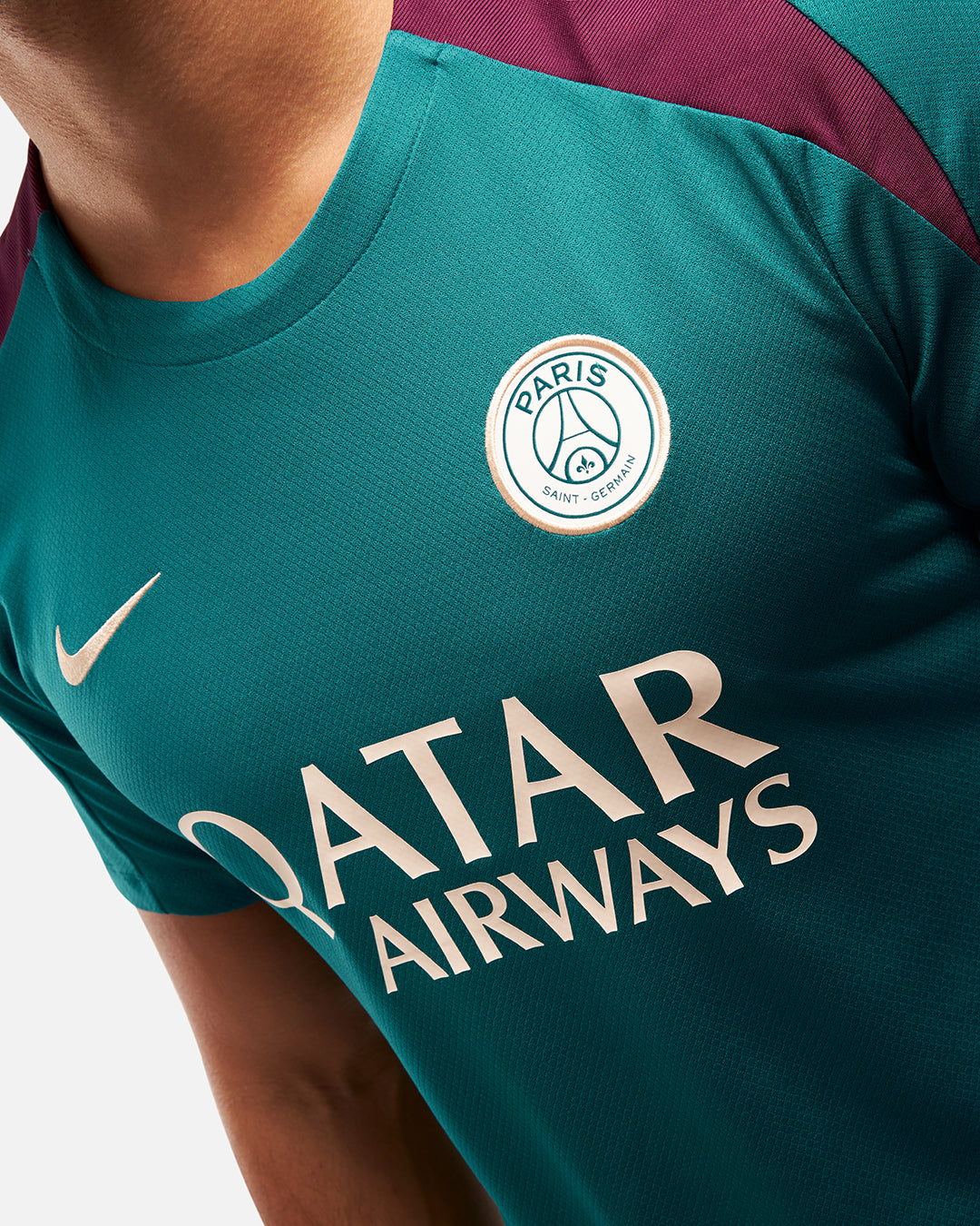 Maglia allenamento PSG 2024/2025 - Turchese/Bordeaux