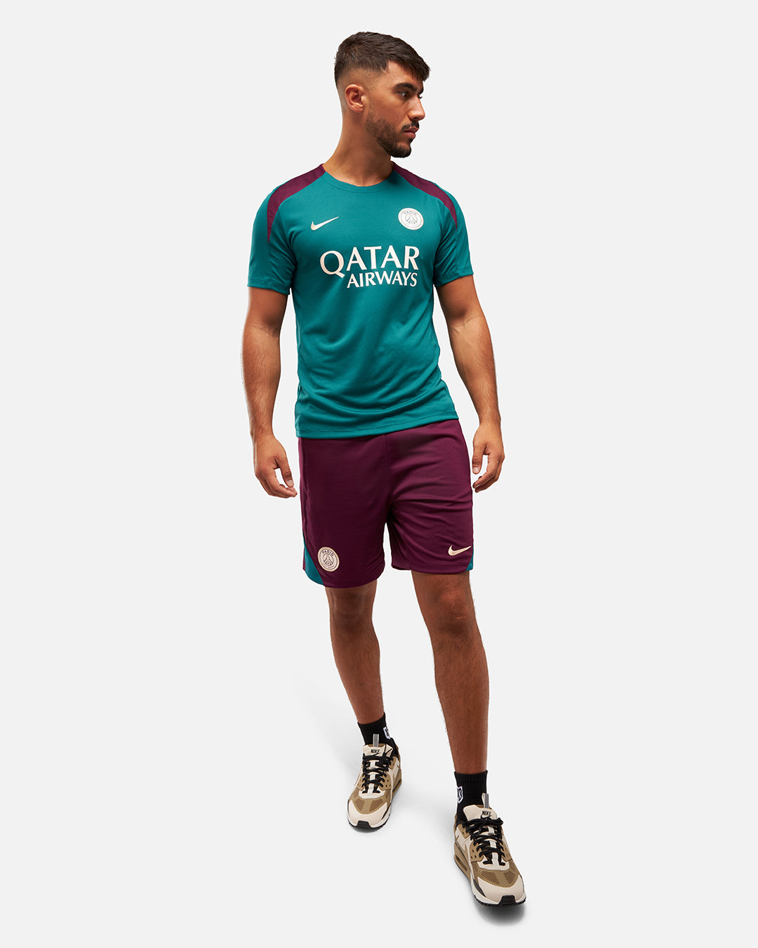 Maglia allenamento PSG 2024/2025 - Turchese/Bordeaux