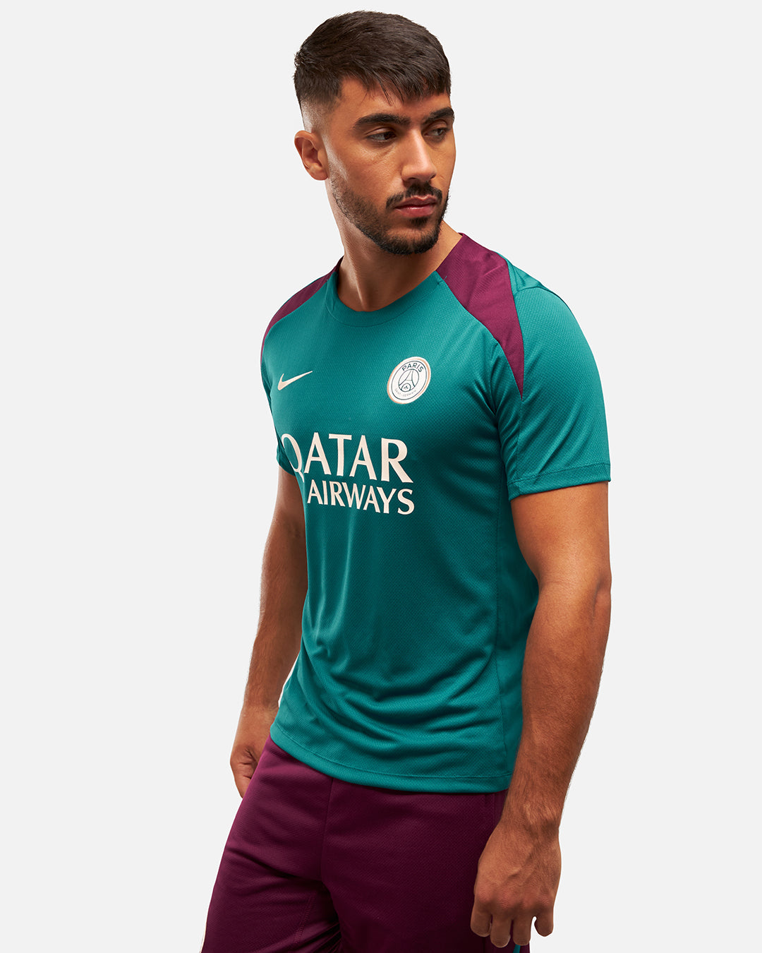 Maglia allenamento PSG 2024/2025 - Turchese/Bordeaux