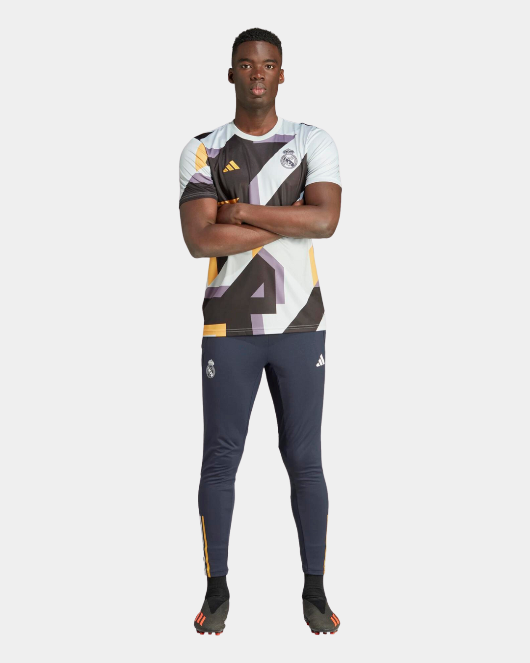 Maillot d'entrainement Real Madrid 2023/2024 - Blanc/Gris/Violet