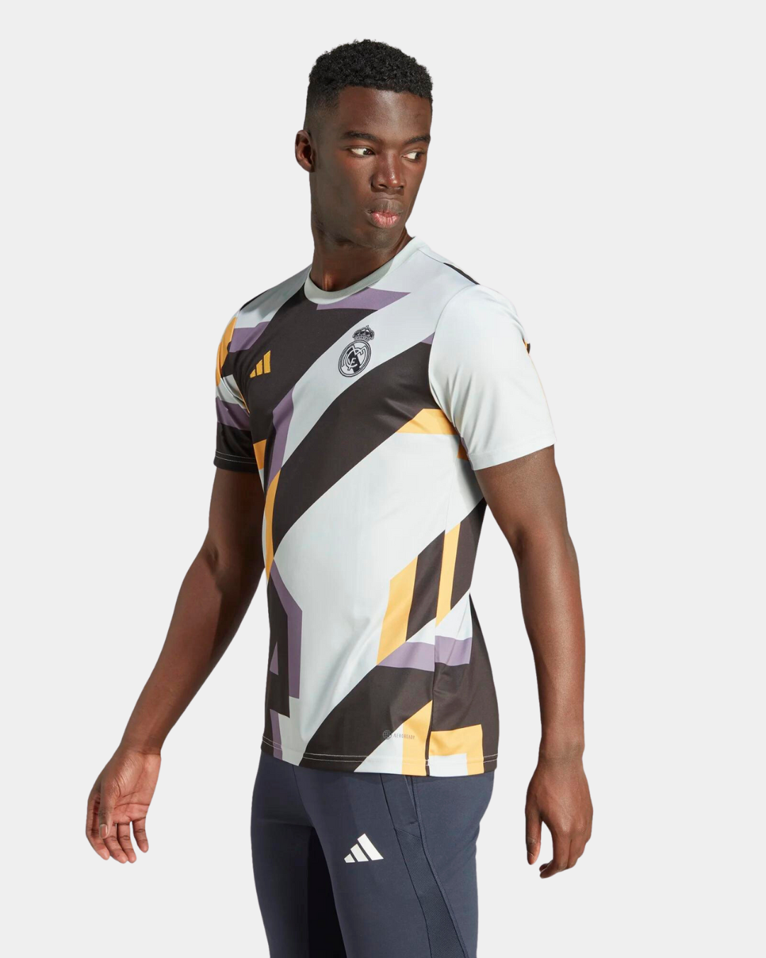 Maillot d'entrainement Real Madrid 2023/2024 - Blanc/Gris/Violet