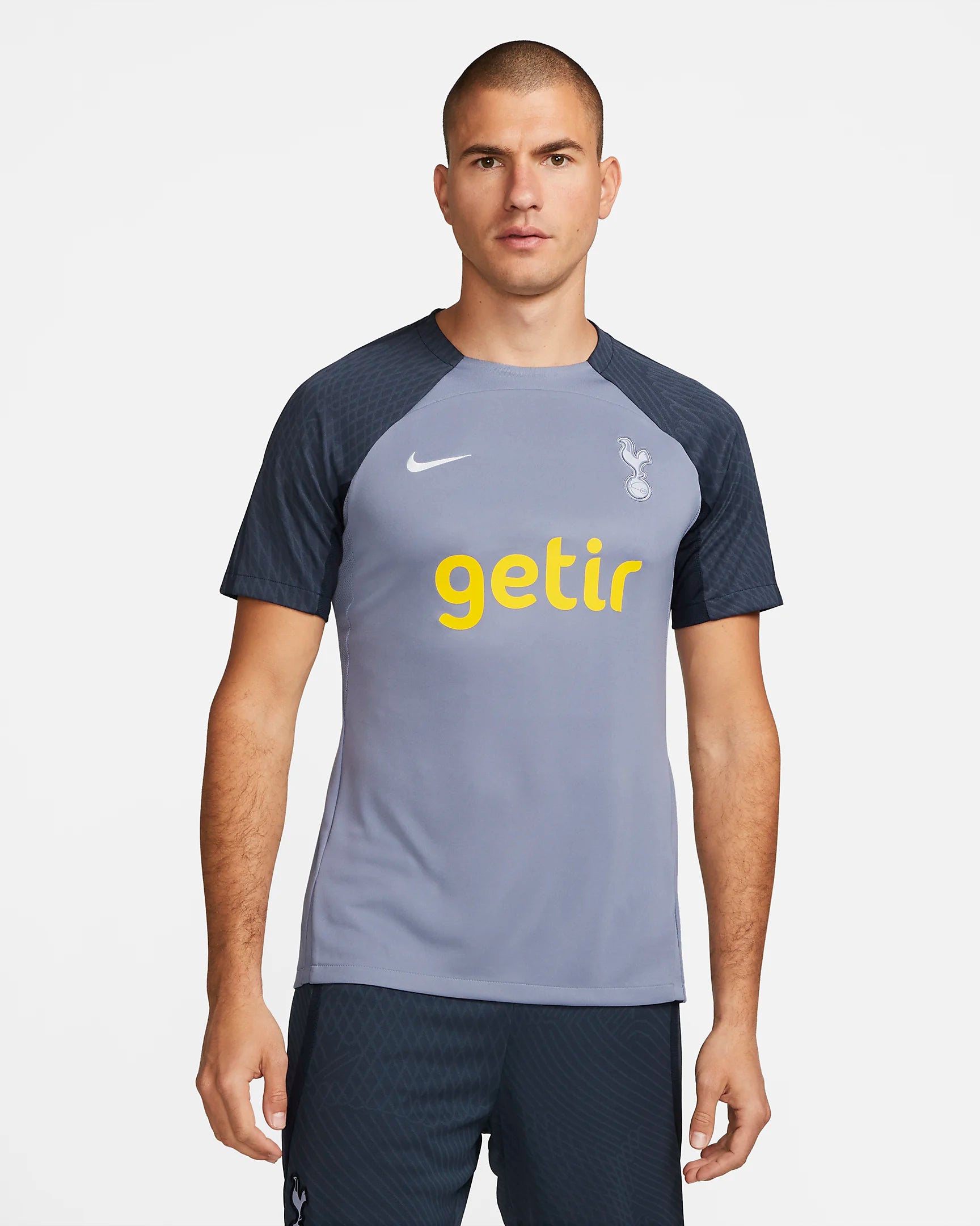 Maillot d'entrainement Tottenham 2023/2024 - Gris/Blanc/Jaune