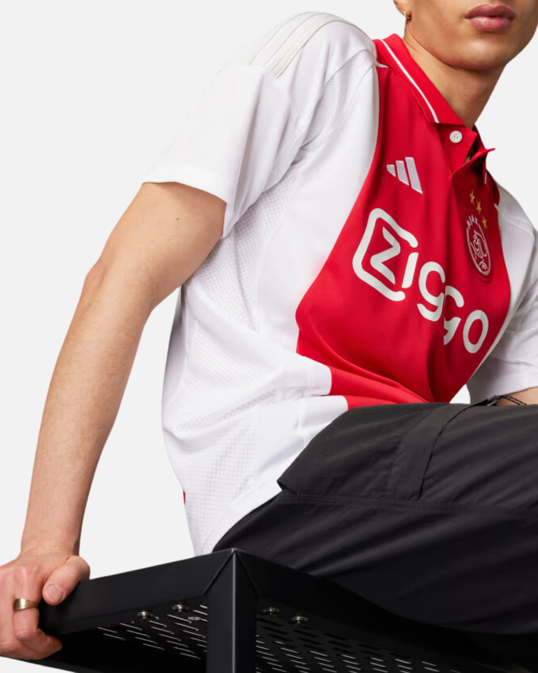 Camiseta Ajax Amsterdam Primera Equipación 2024/2025 - Rojo/Blanco