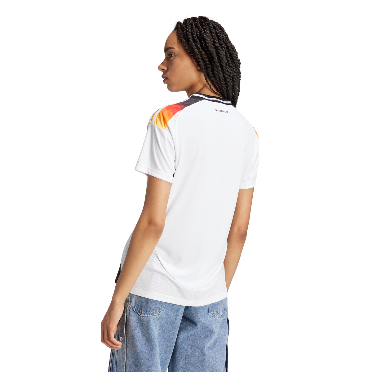 Maillot Domicile Allemagne Femme 2024 - Blanc/Noir