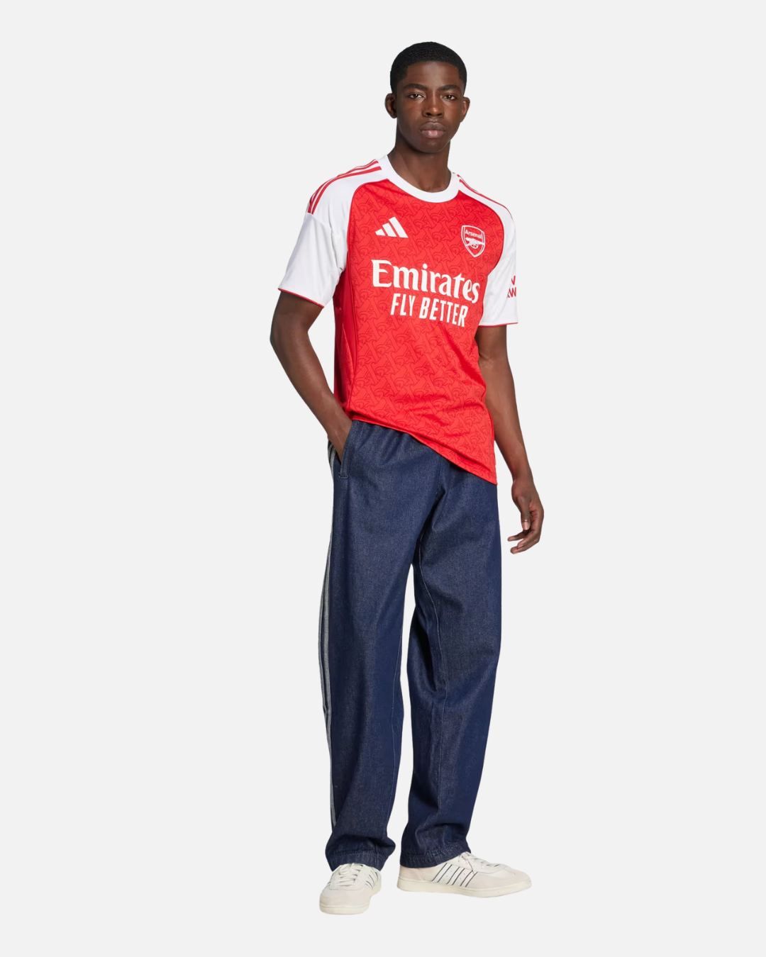 Maglia Home Arsenal 2025/2026 - Rosso/Bianco