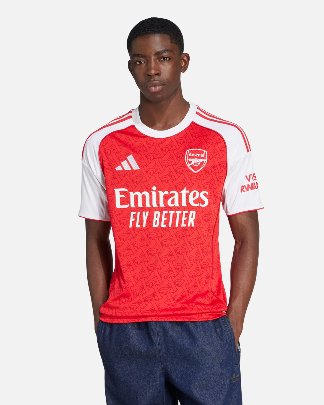 Maglia Home Arsenal 2025/2026 - Rosso/Bianco
