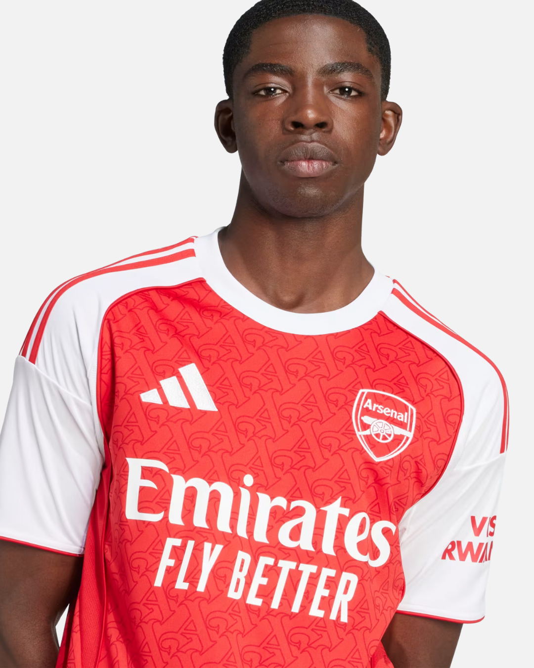 Maglia Home Arsenal 2025/2026 - Rosso/Bianco