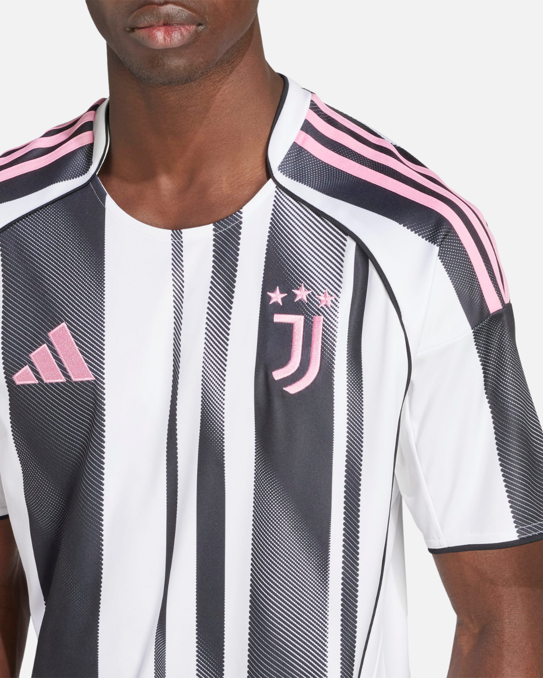 Juventus 2025/2026 Home Shirt - White/Black/Pink