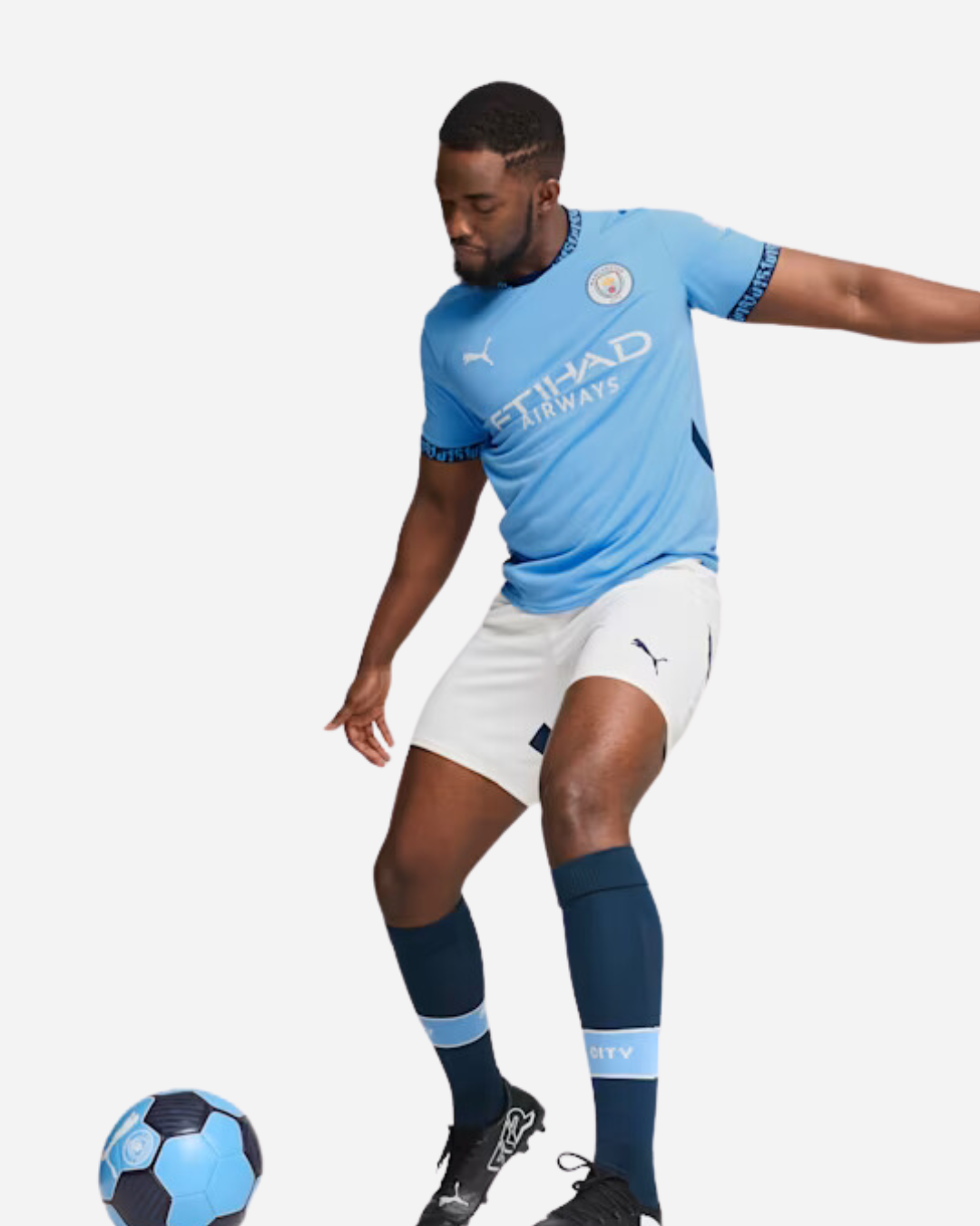 Maglia Manchester City Home 2024/2025 - Blu/Bianco
