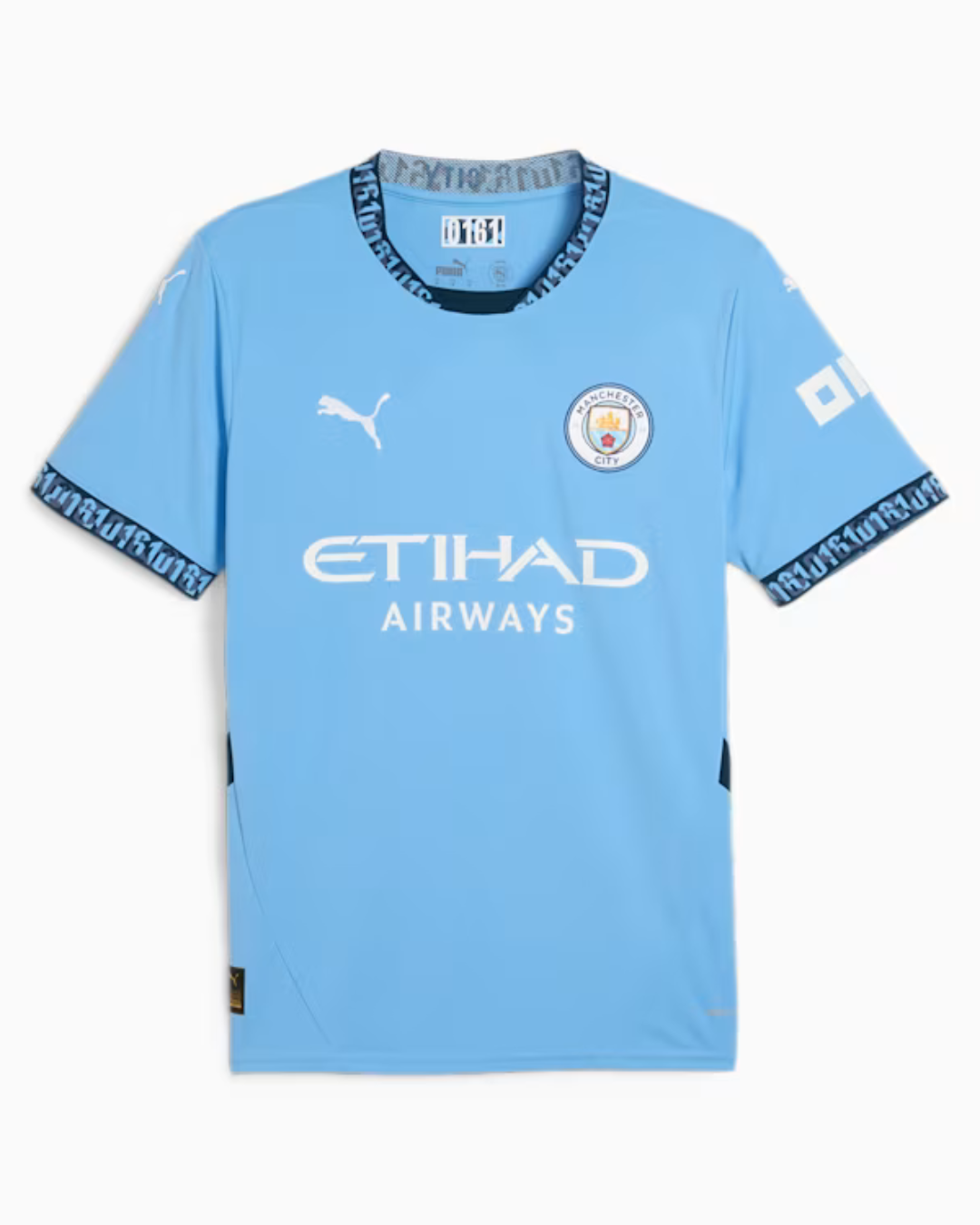 Maglia Manchester City Home 2024/2025 - Blu/Bianco