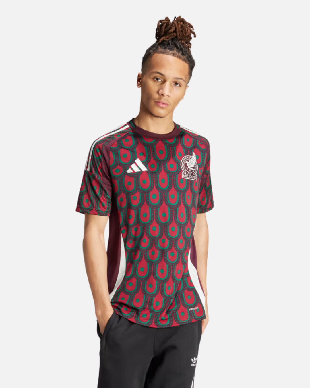 Mexico 2024 2025 Home Jersey Red Green Footkorner