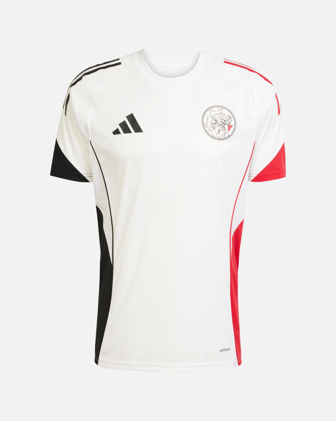 Maglia da allenamento Ajax Amsterdam 2025/2026 - Bianco/Nero/Rosso