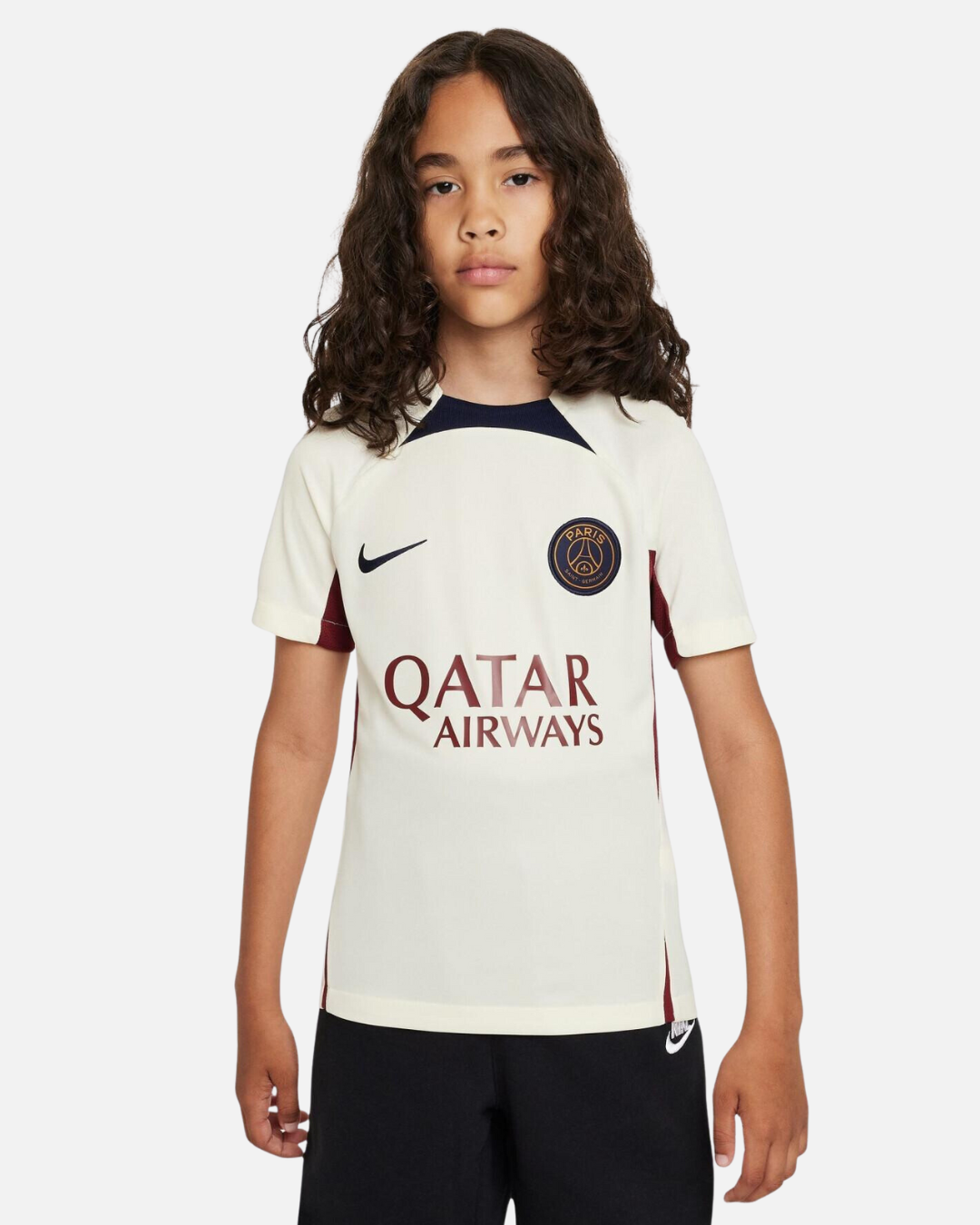 Maillot d'entrainement PSG Junior 2023/2024 - Beige/Rouge/Bleu