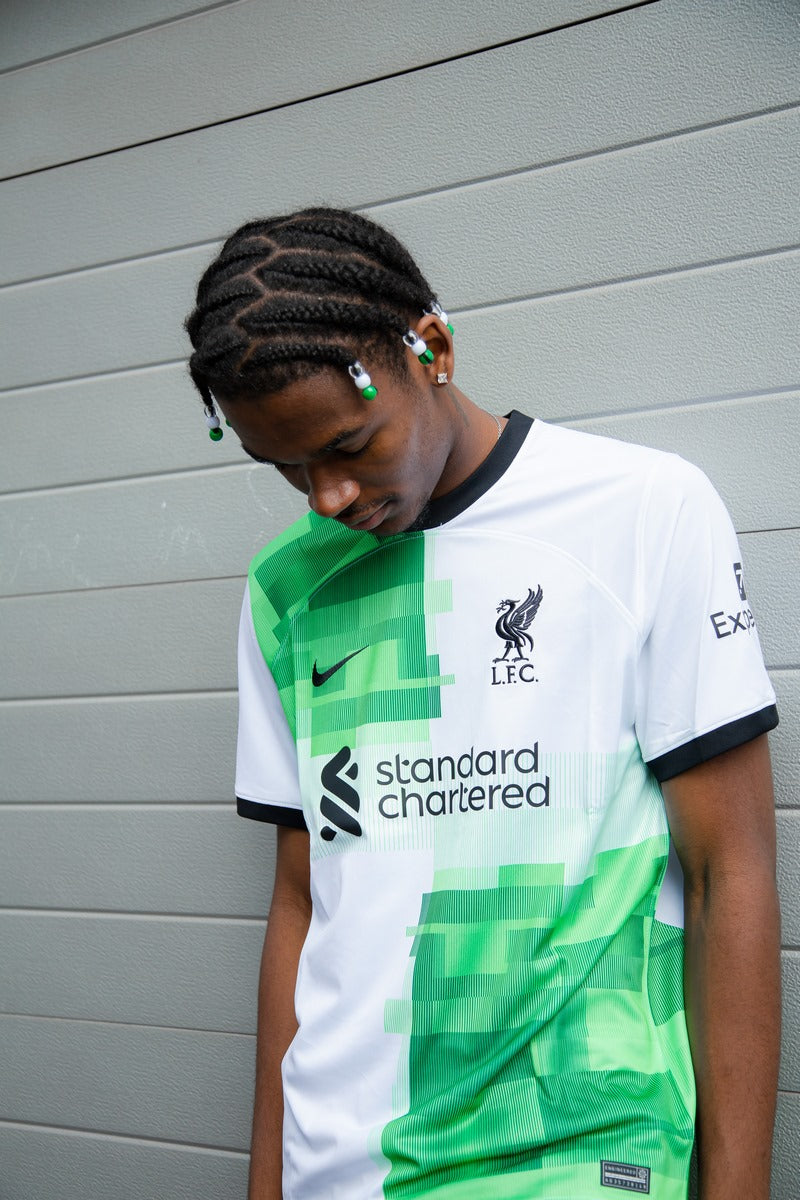 Maglia da trasferta del Liverpool - Bianco/Verde/Nero