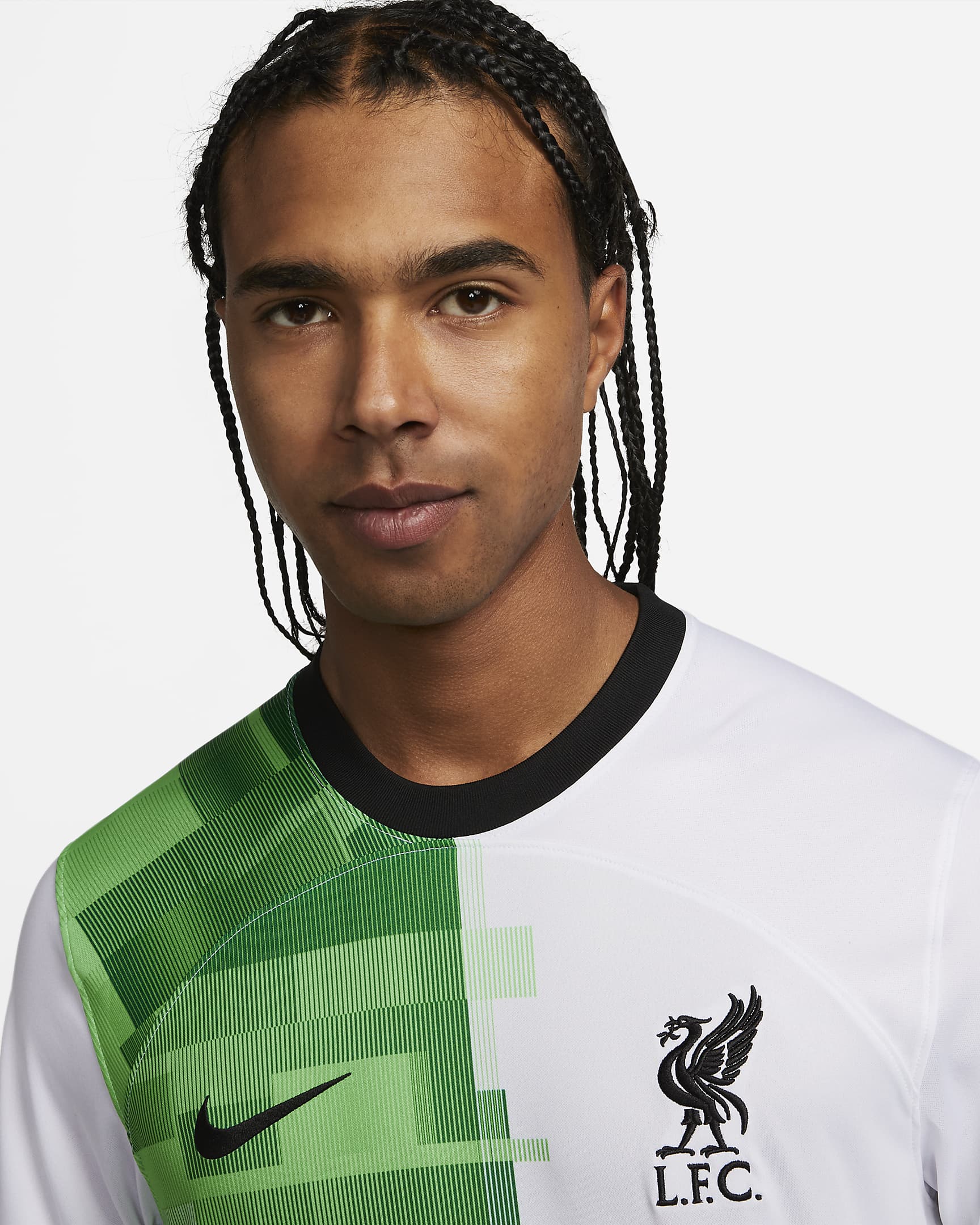 Maglia da trasferta del Liverpool - Bianco/Verde/Nero