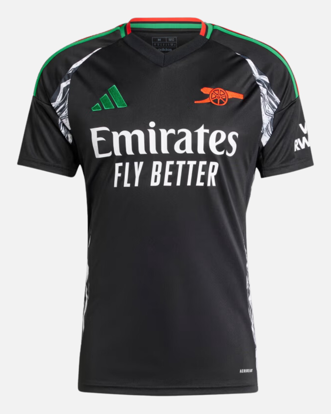 Arsenal Away Jersey 2024/2025 - Black/Green/Red