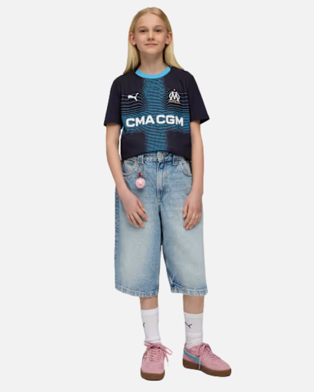 Maillot Extérieur OM 2025/2026 Junior - Bleu