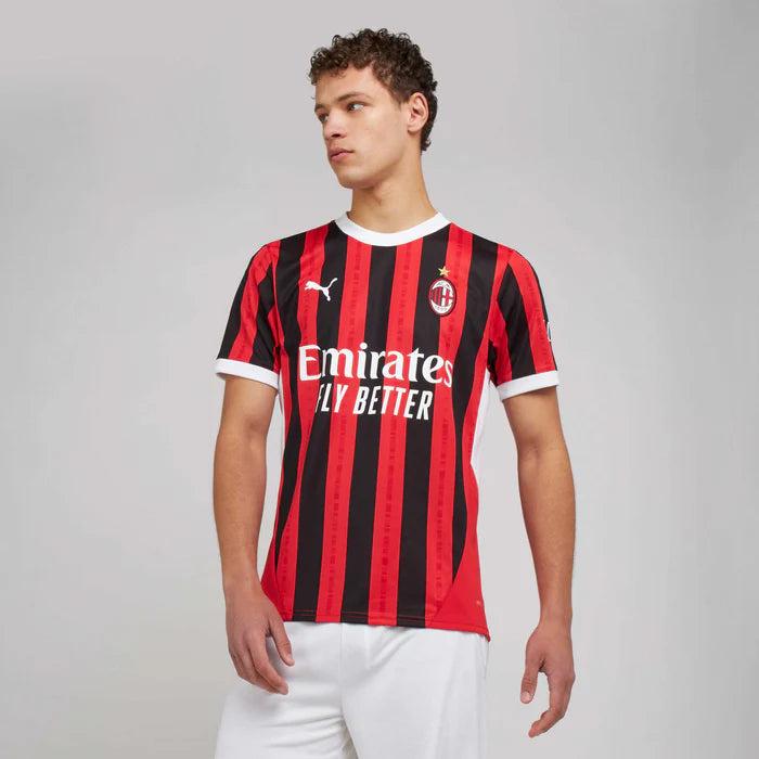 AC Milan Home Jersey 2024 2025 Red Black
