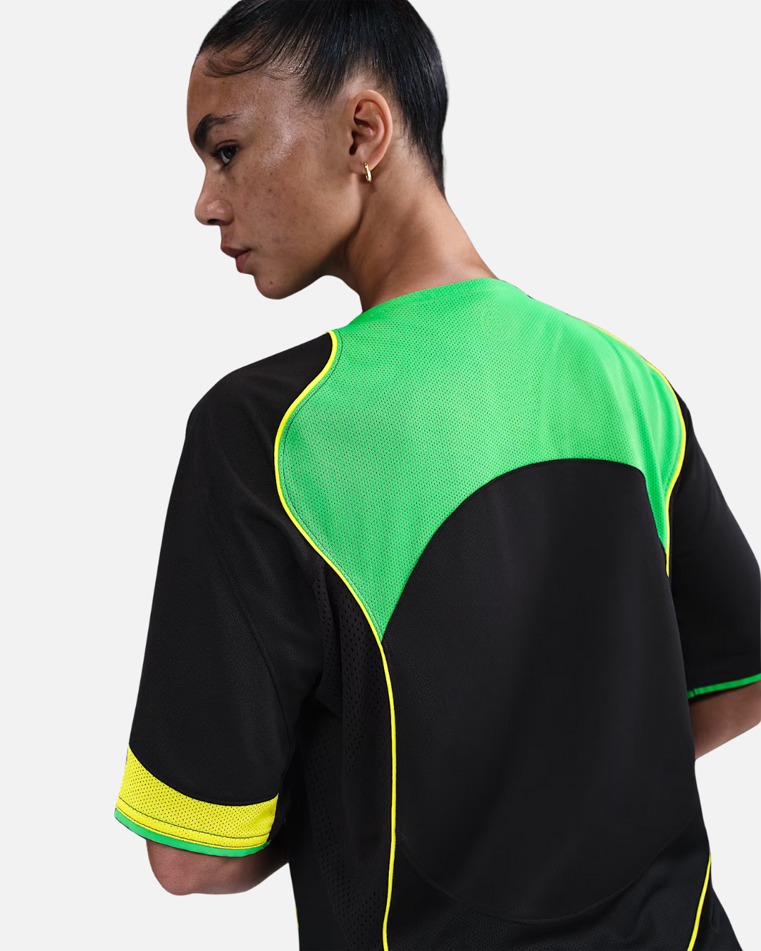 Nike Total 90 Jersey - Black/Yellow/Green