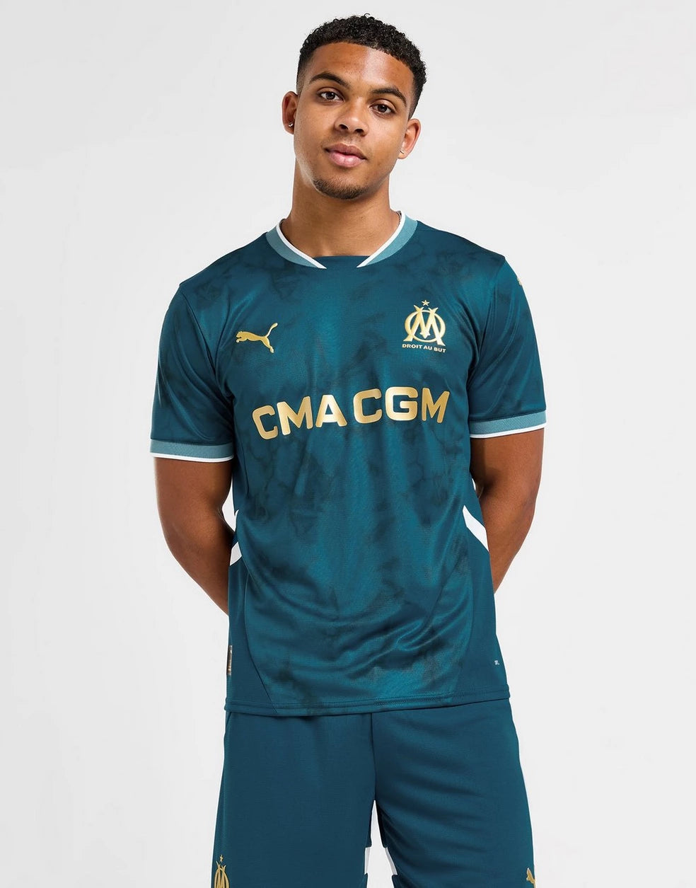 Maillot OM Exterieur 2024 2025 Bleu Footkorner