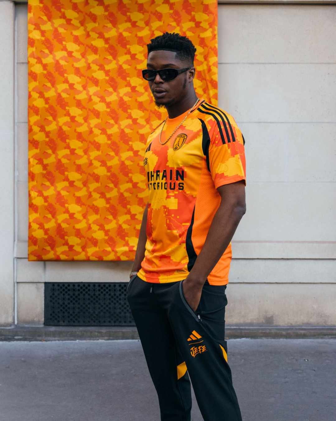 Maillot Paris FC x Jefe - Orange/Noir
