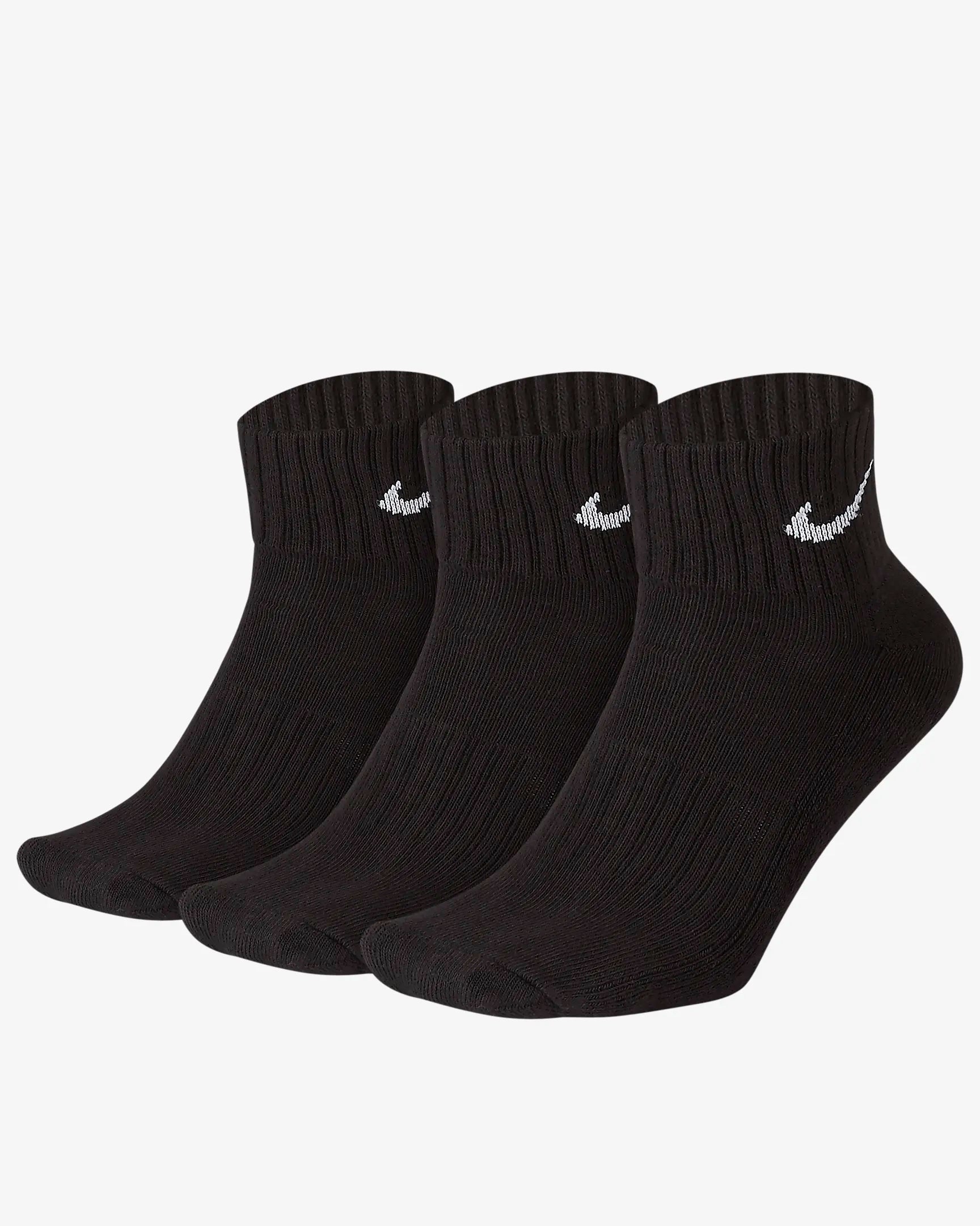Pack 3 Paires de Chaussettes Nike - Noir