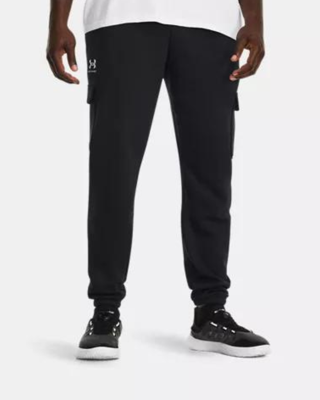 Pantalon Cargo Under Armour Essential Fleece - Noir