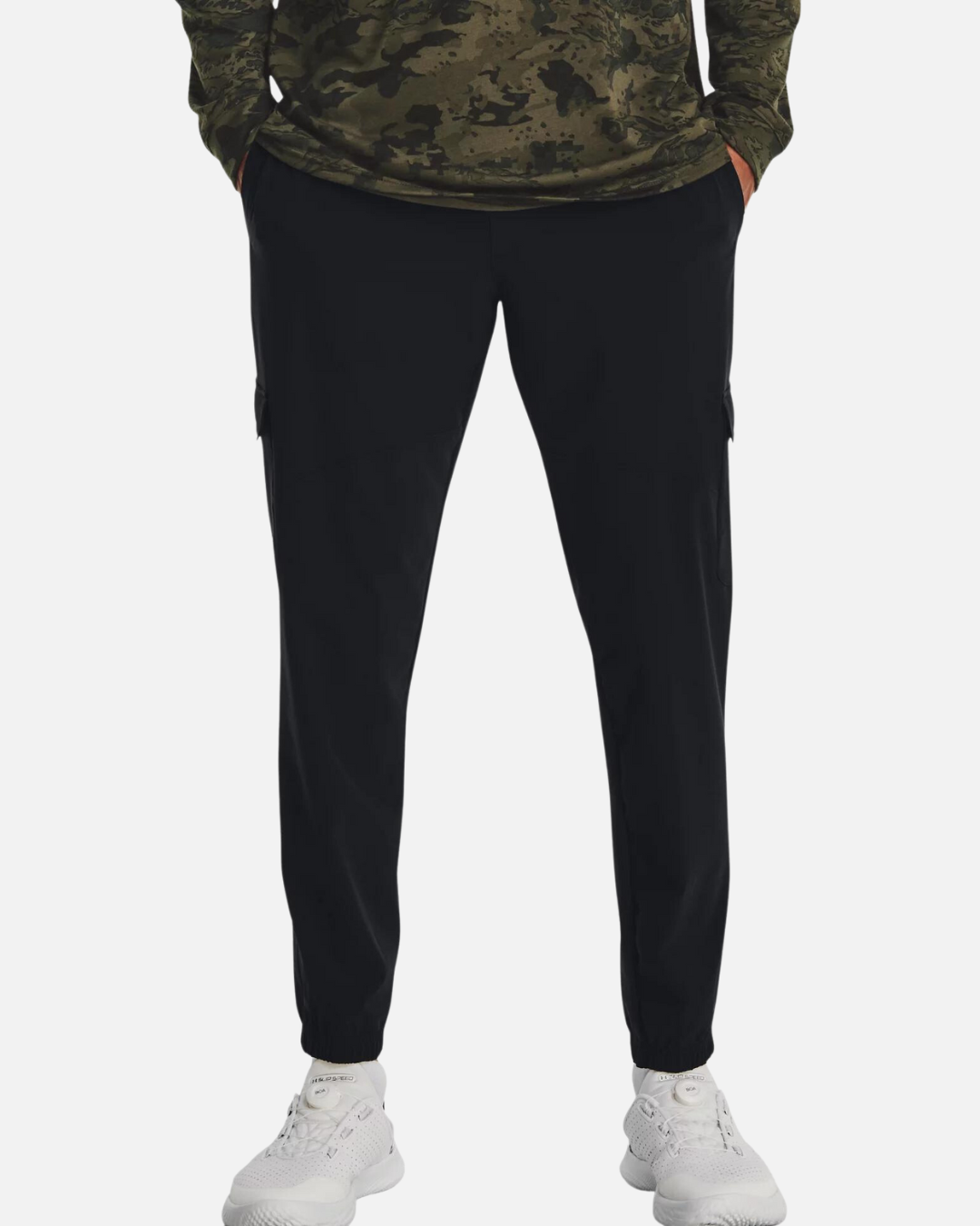 Pantalon cargo Under Armour Stretch Woven - Noir