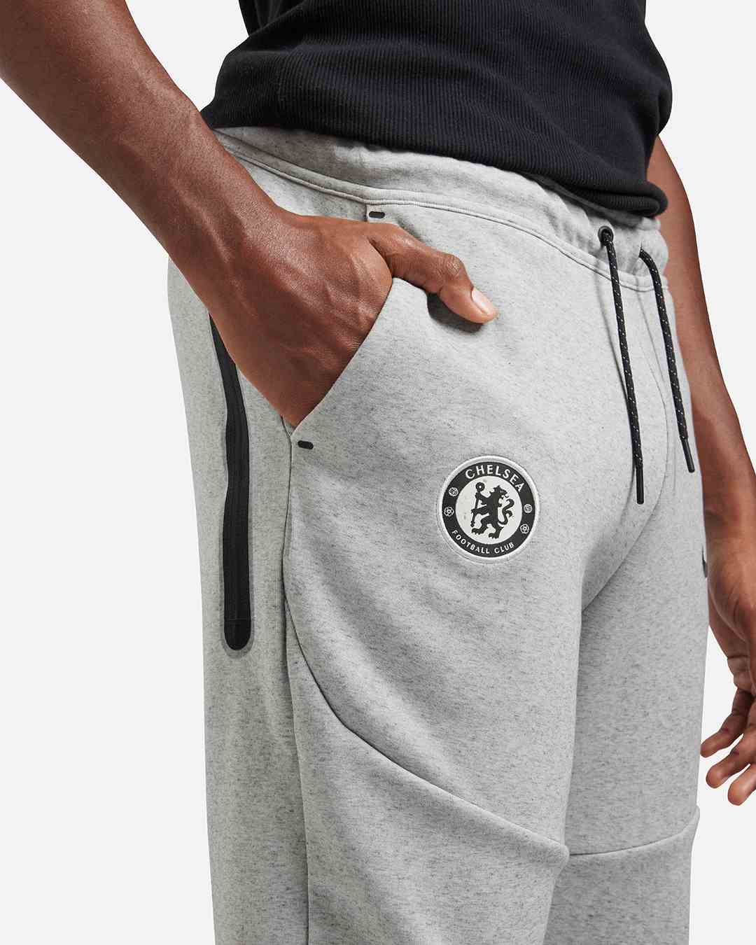 Chelsea Tech Fleece Pants 2023/2024 - Grey/Black