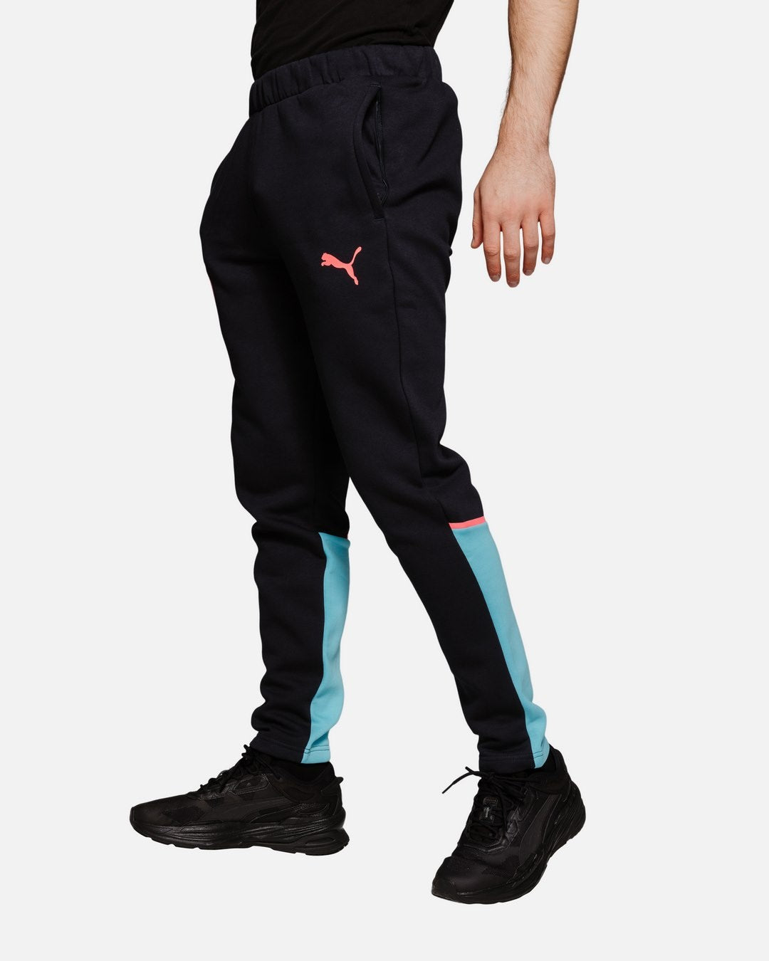 Pantalón de entrenamiento Manchester City - Negro/Azul/Rosa