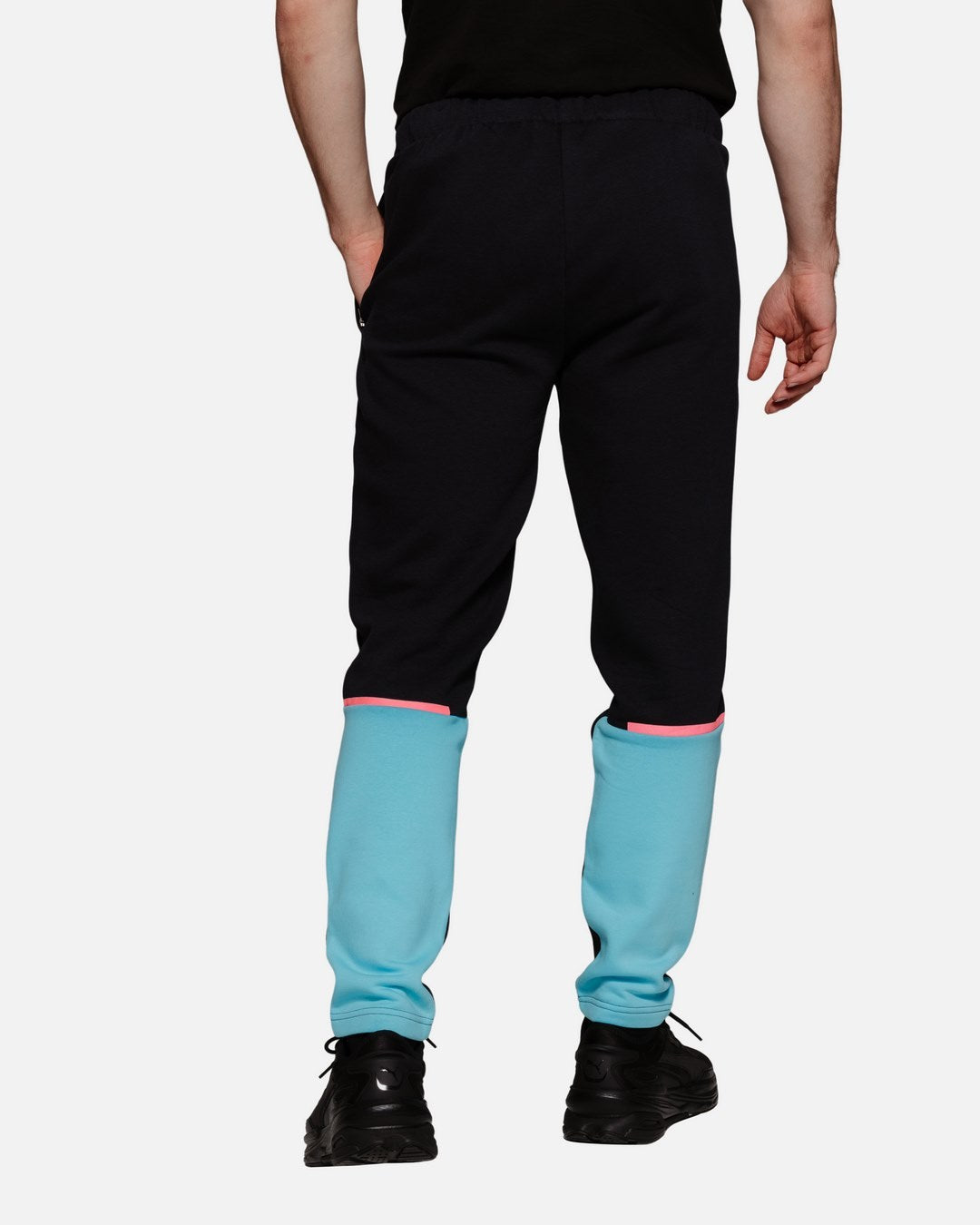 Pantalón de entrenamiento Manchester City - Negro/Azul/Rosa
