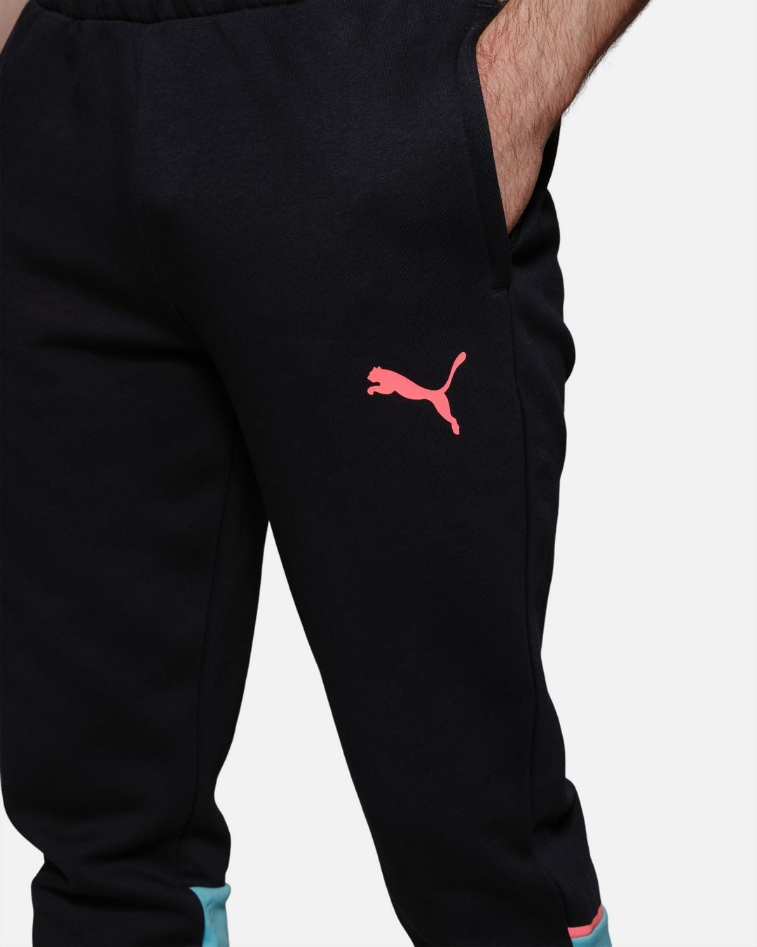 Pantalón de entrenamiento Manchester City - Negro/Azul/Rosa