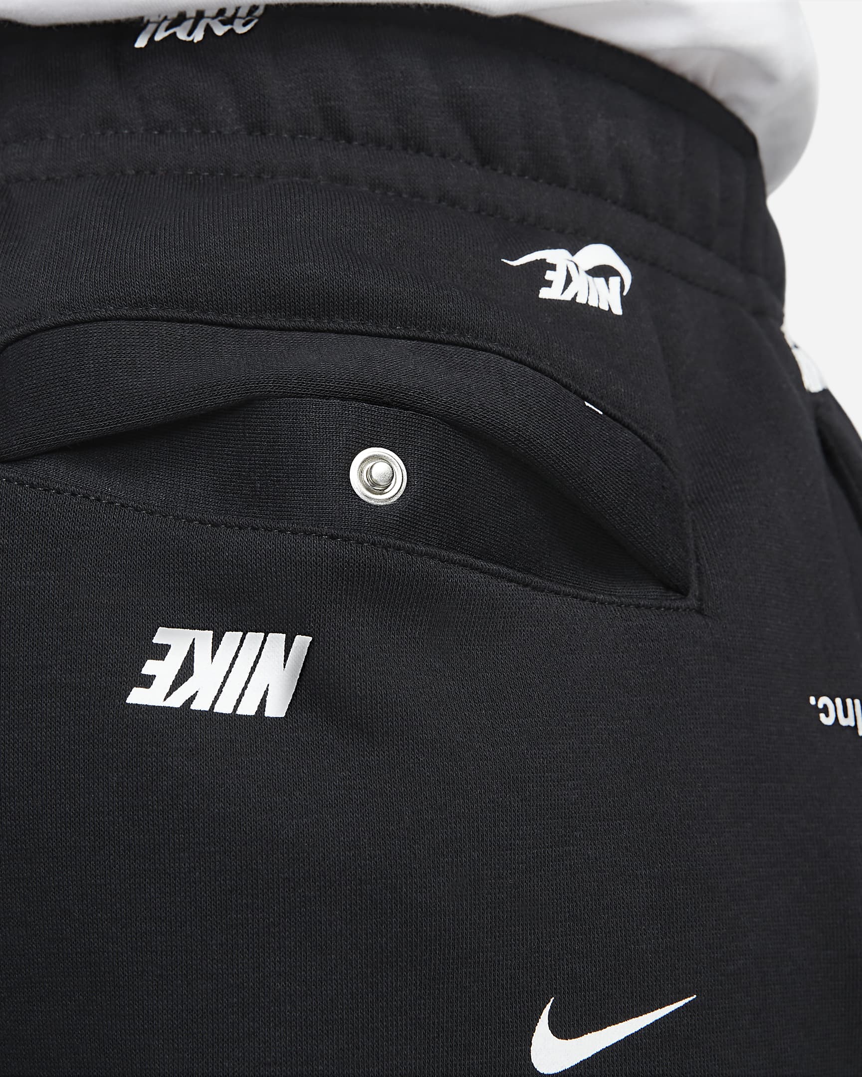 Pantaloni da jogging Nike Club Fleece - Nero/Bianco