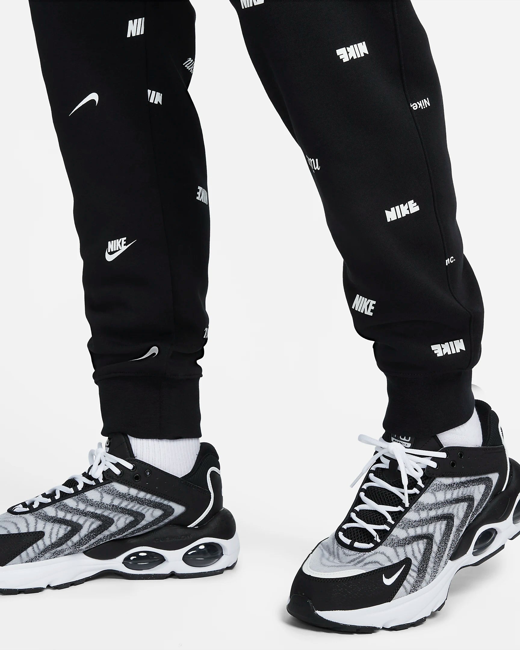 Pantaloni da jogging Nike Club Fleece - Nero/Bianco