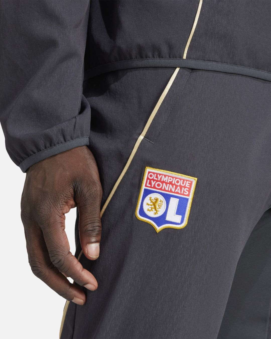 OL 2025/2026 Tracksuit Bottoms - Grey
